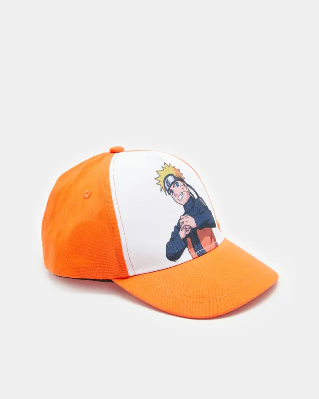 Boys Orange Printed Cap sold by Redtag