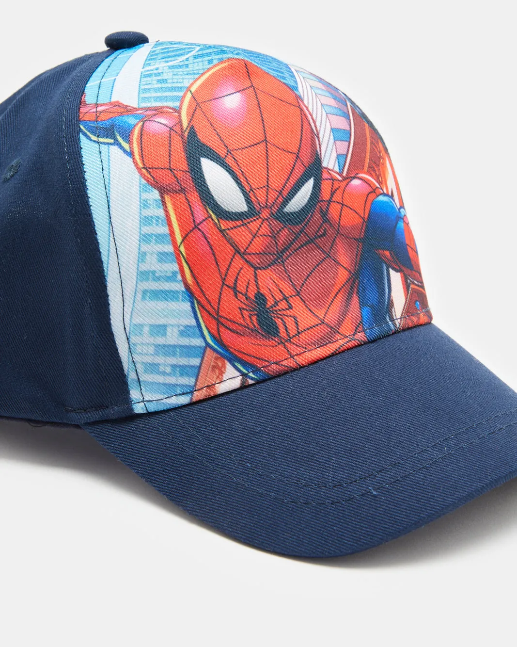 Boys Navy Spider Man Print Cap sold by Redtag product image thumbnail 2