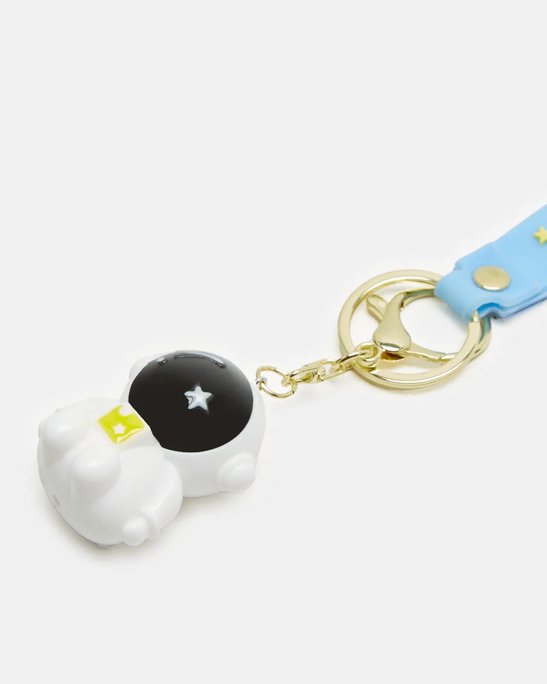 Women White And Blue Astronaut Key Ring sold by Redtag product image thumbnail 3