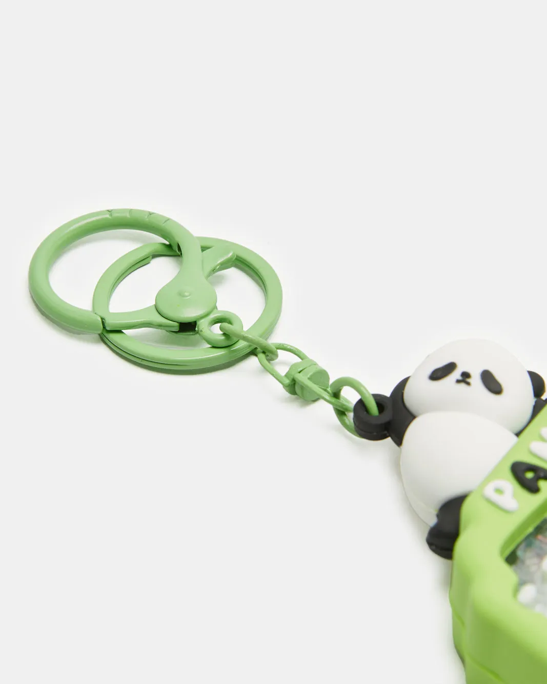 Girls Green Mini Game Console Panda Key Chain sold by Redtag product image thumbnail 4