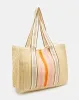 Women Beige Textured Beach Bag sold by Redtag