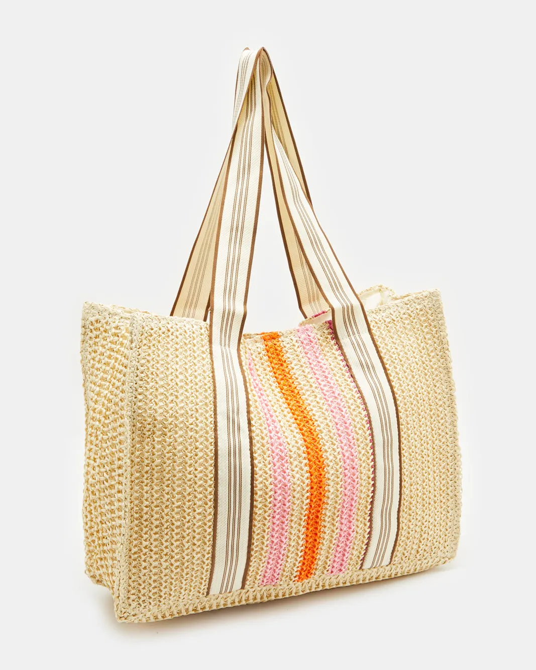 Women Beige Textured Beach Bag sold by Redtag product image thumbnail 2