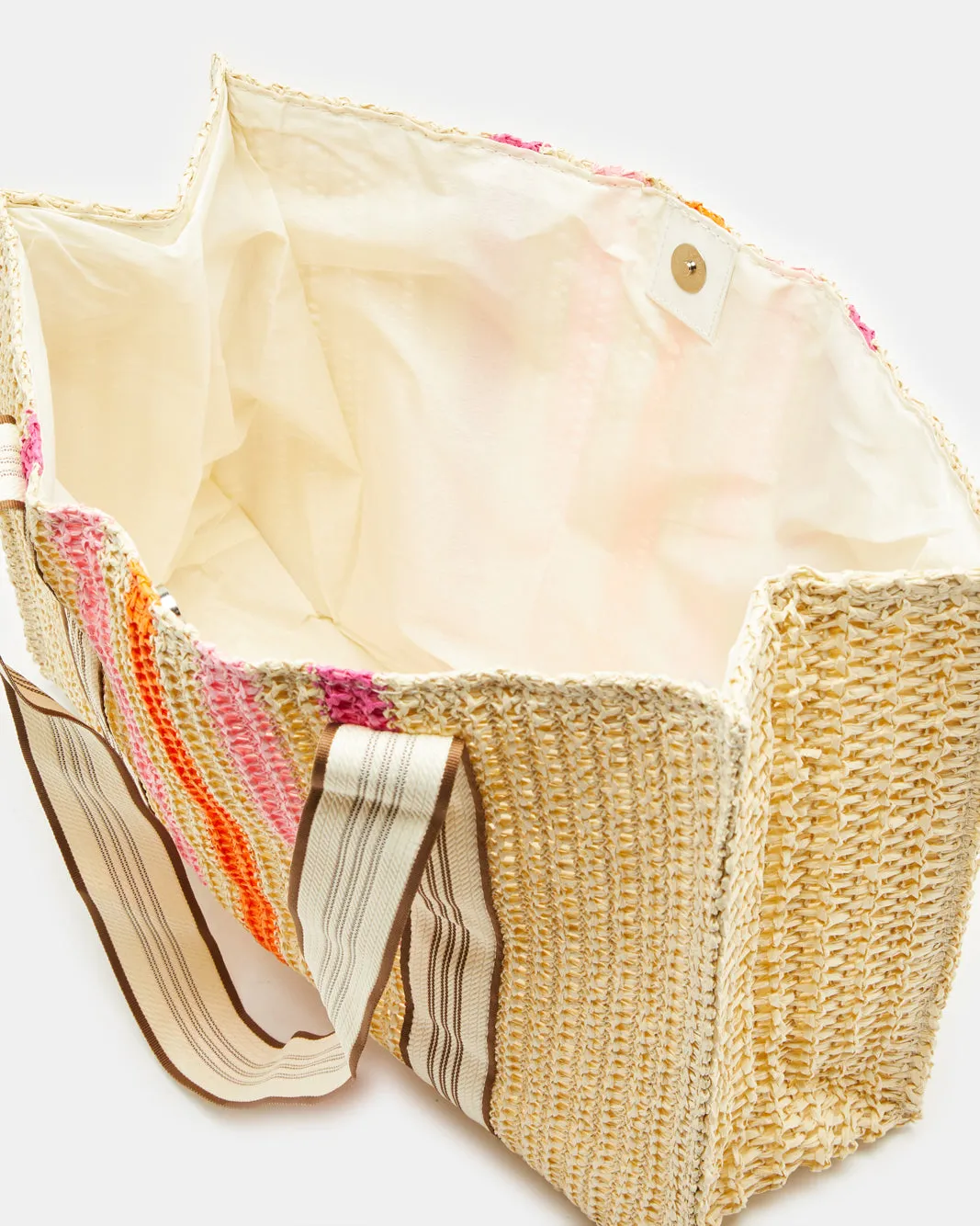 Women Beige Textured Beach Bag sold by Redtag product image thumbnail 4