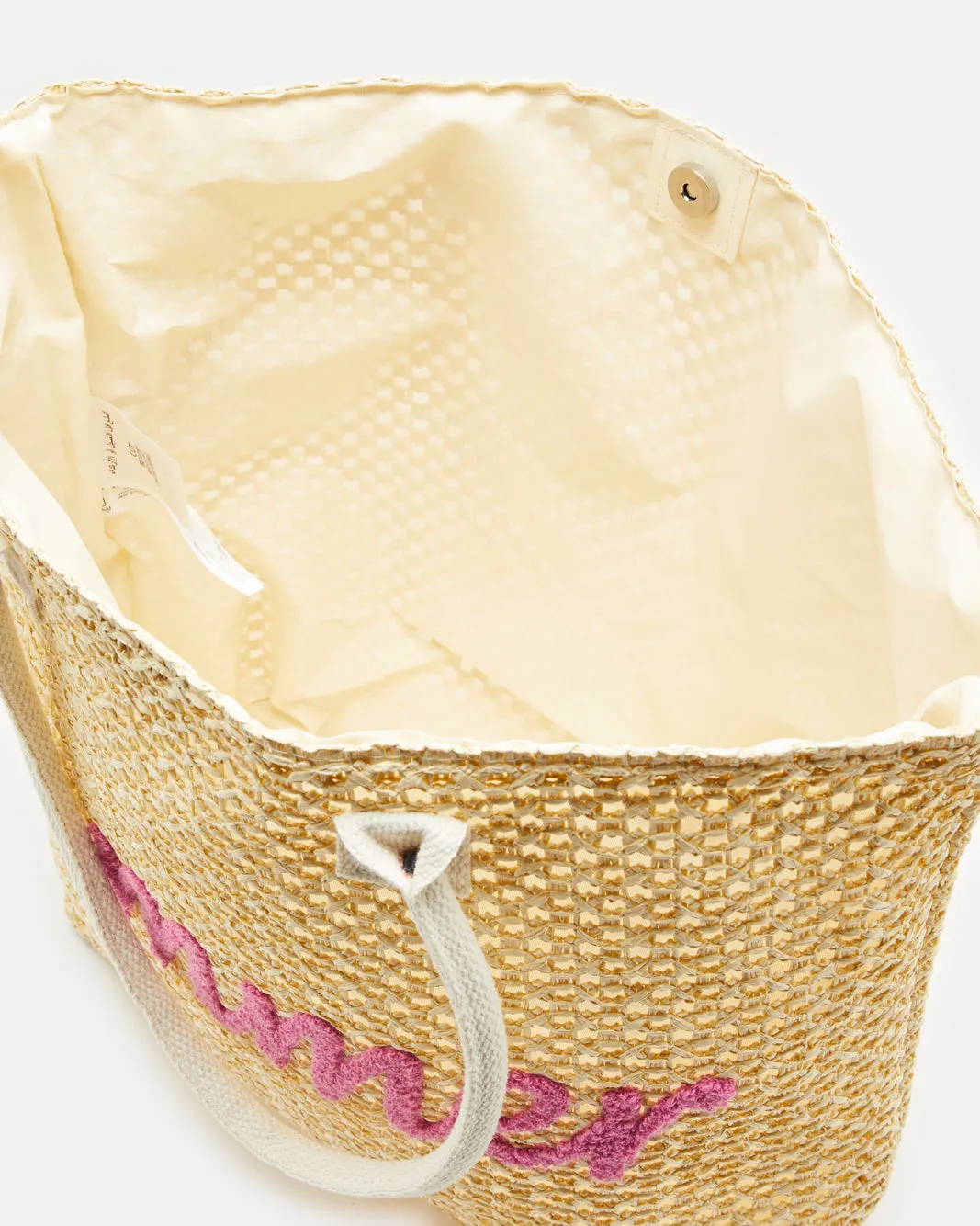 Women Beige Textured Beach Bag sold by Redtag product image thumbnail 4
