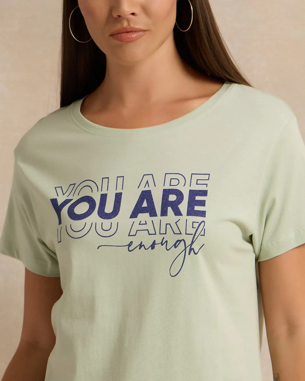 Woman Green Printed T-shirt sold by Redtag product image thumbnail 4