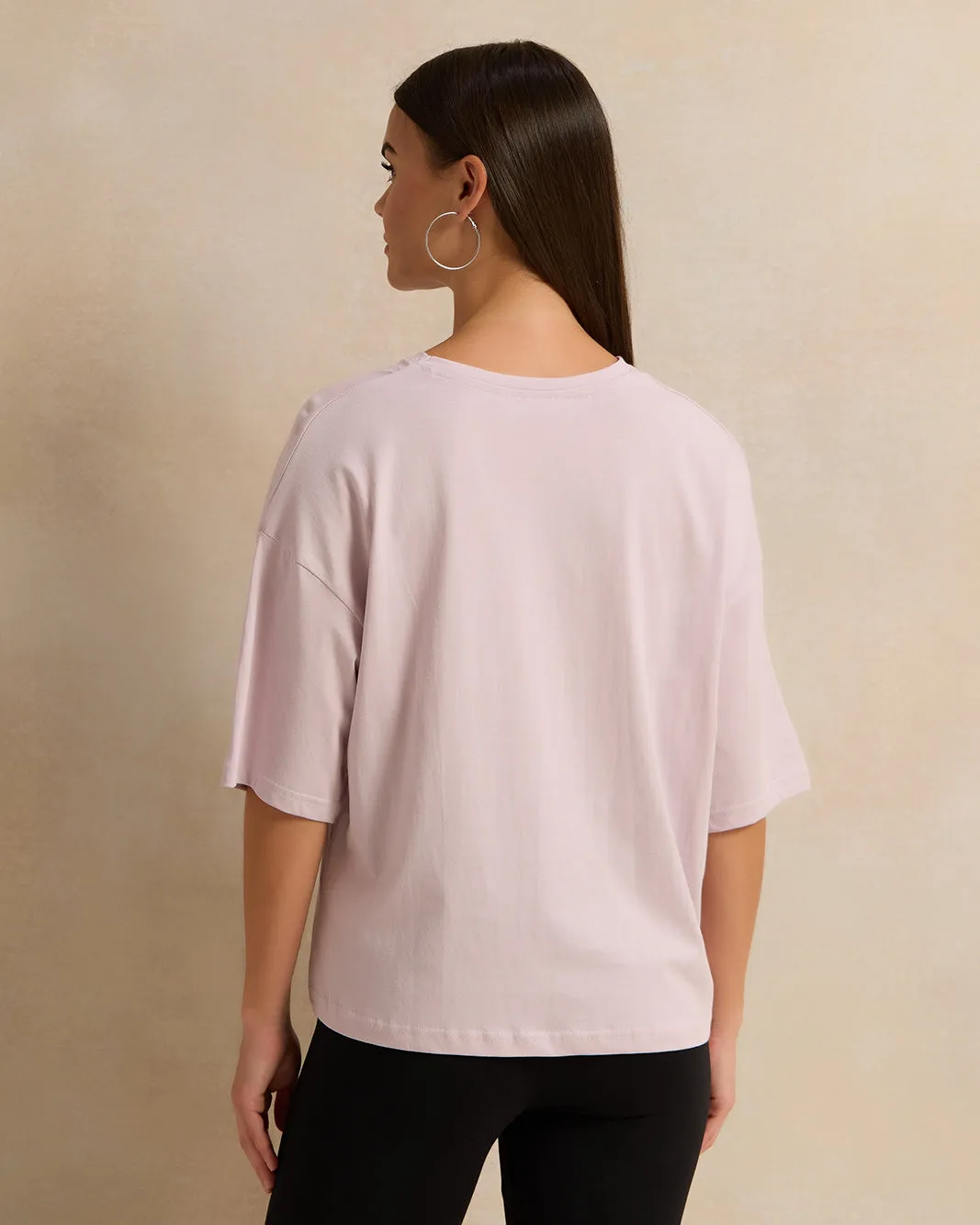 Women Lilac Printed T-shirt sold by Redtag product image thumbnail 3