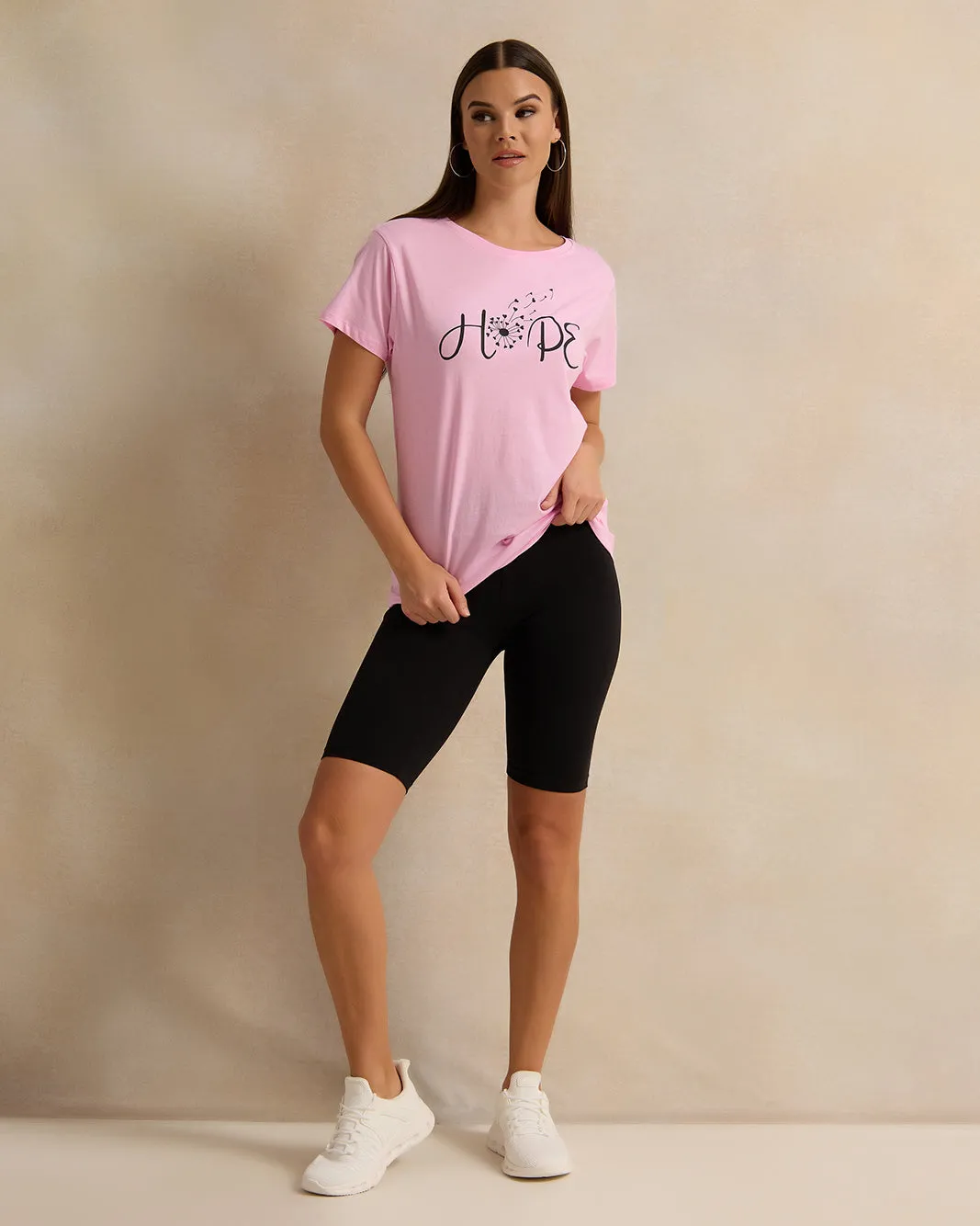 Woman Pink Printed T-shirt sold by Redtag product image thumbnail 2