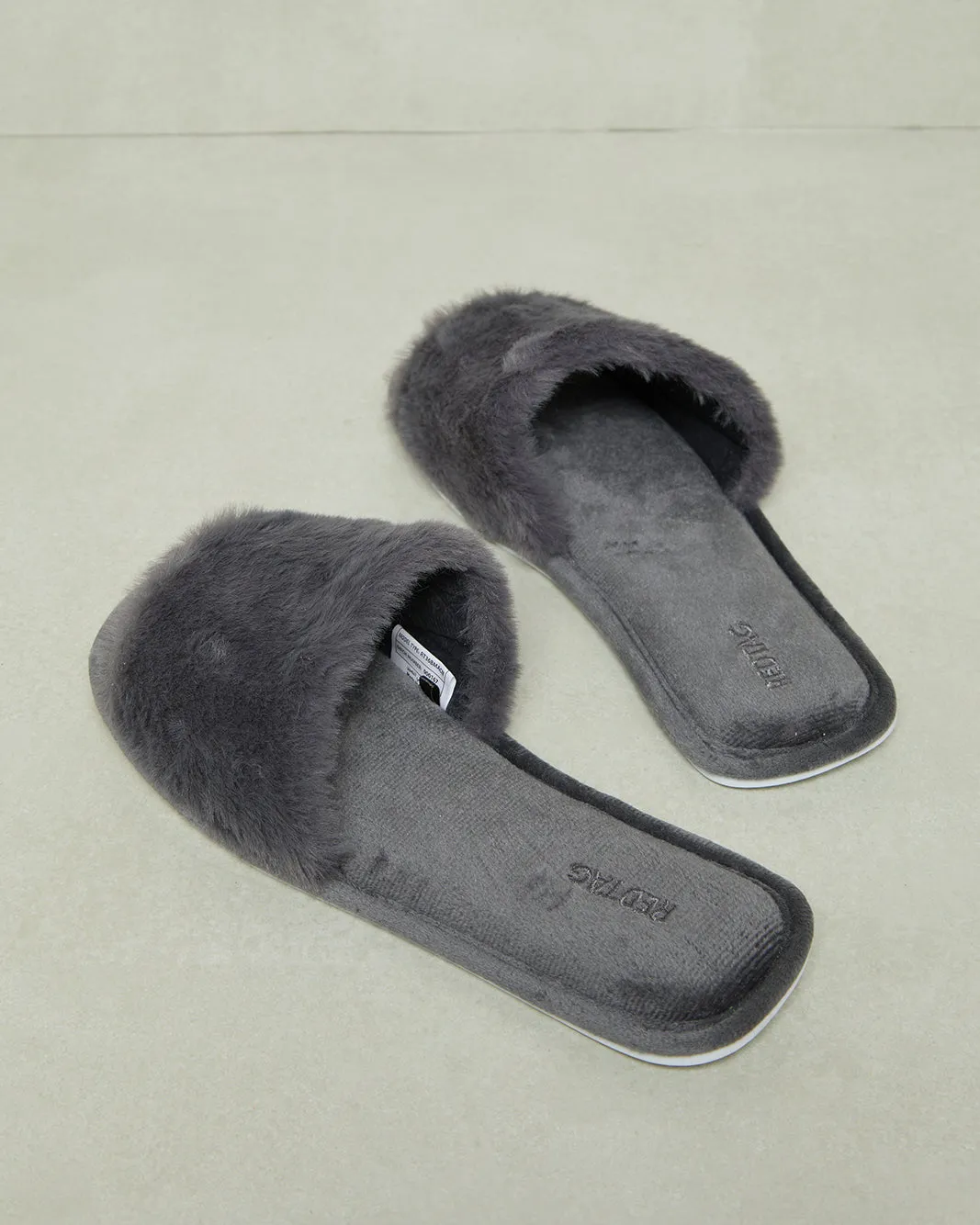 Women Charcoal Classic Slipper sold by Redtag product image thumbnail 4