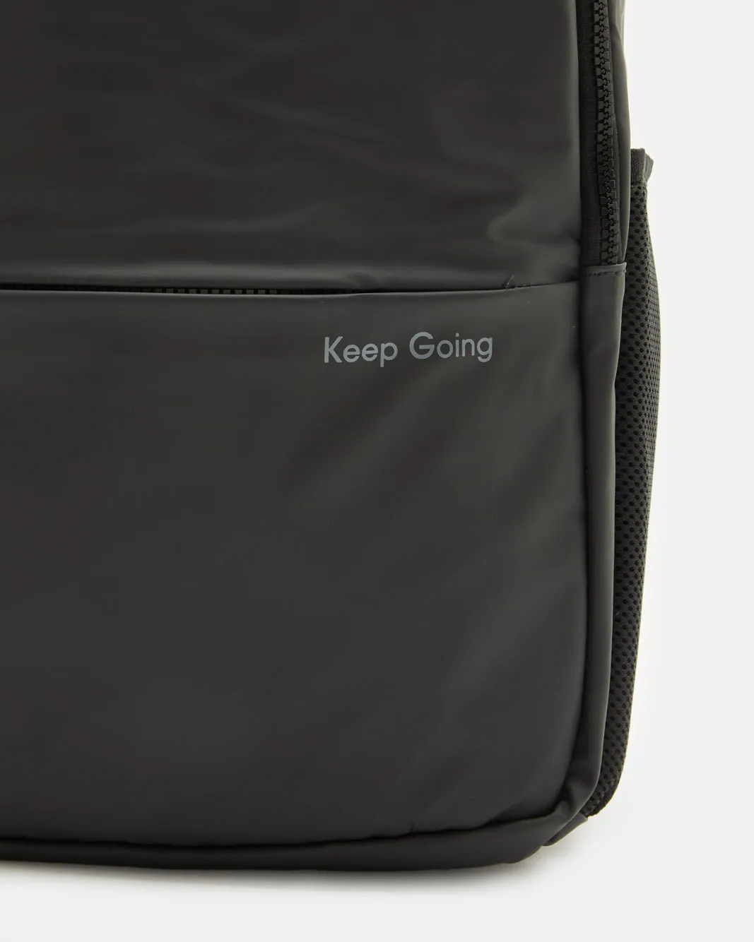 Men Black Plain Backpack sold by Redtag product image thumbnail 3