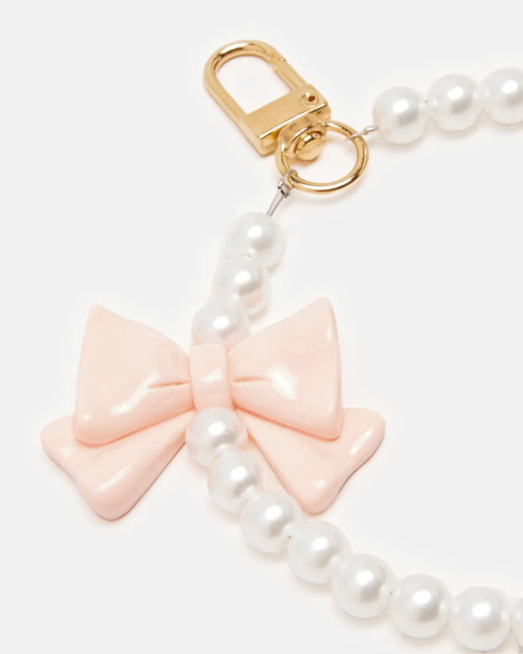 Women White Embellished Key Ring sold by Redtag product image thumbnail 3
