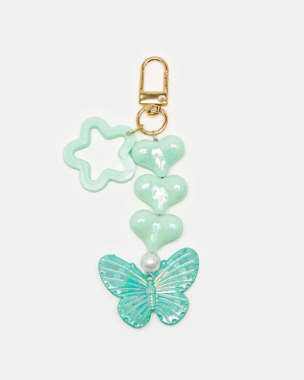 Women Blue Embellished Key Ring sold by Redtag