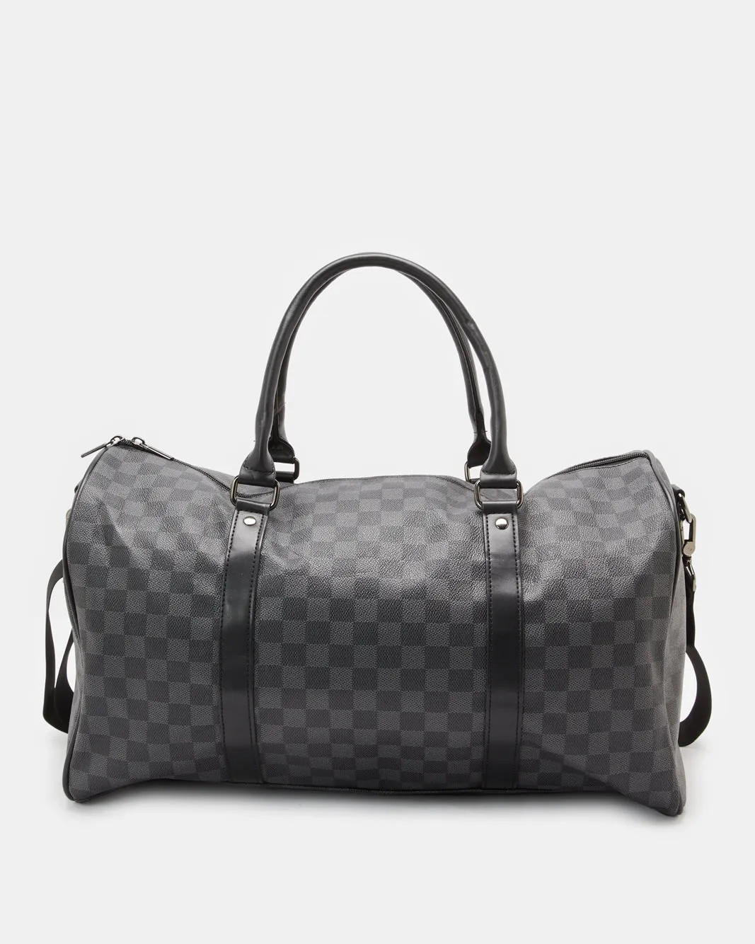 Black Printed Duffle Bag sold by Redtag