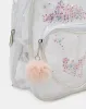 Girls White Embellished Backpack sold by Redtag