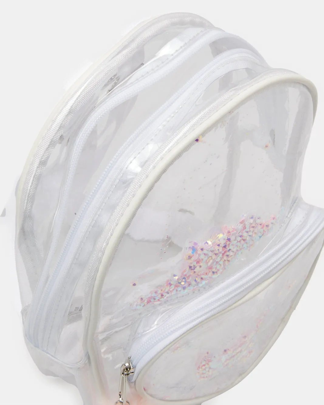 Girls White Embellished Backpack sold by Redtag product image thumbnail 4