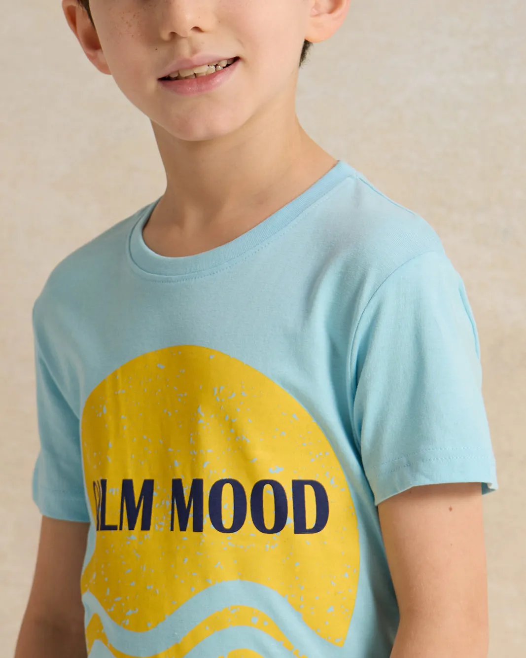 Boys Blue Printed T-shirt sold by Redtag product image thumbnail 4