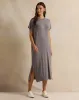 Women Grey Short Sleeve Dress sold by Redtag