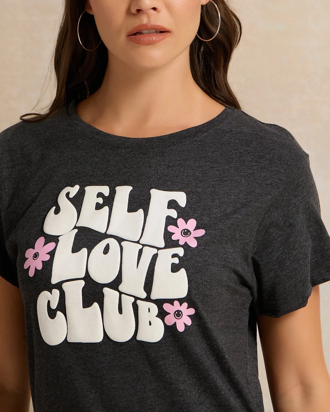 Women Black Printed T-Shirt sold by Redtag product image thumbnail 4