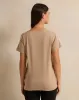 Women Beige Printed T-Shirt sold by Redtag