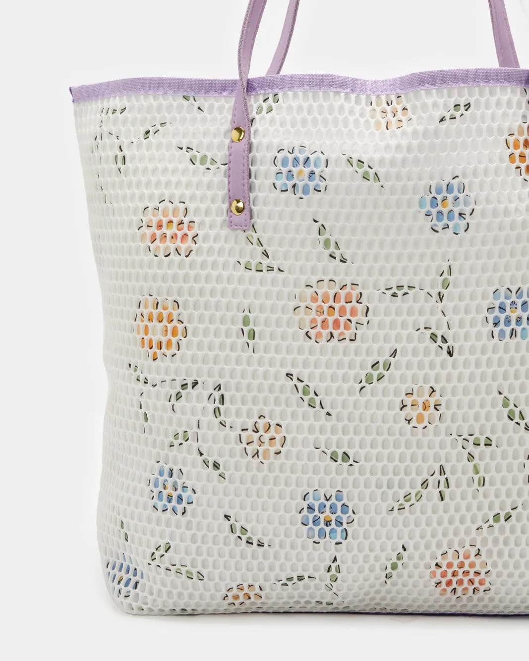 Women Purple Mesh Beach Bag sold by Redtag product image thumbnail 3