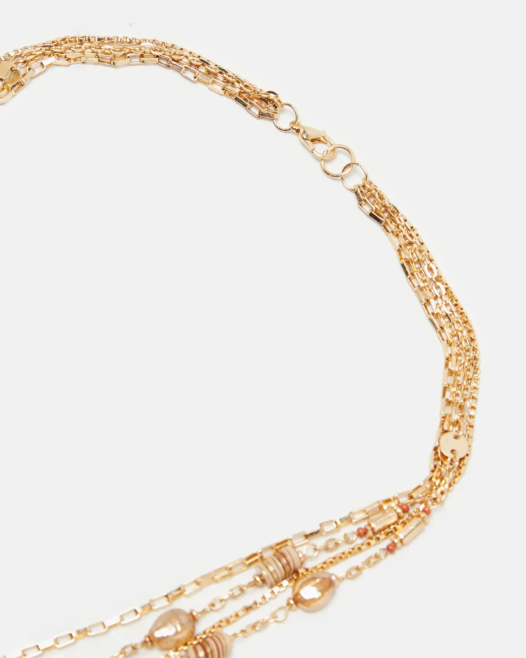Gold Embellished Necklace sold by Redtag product image thumbnail 3