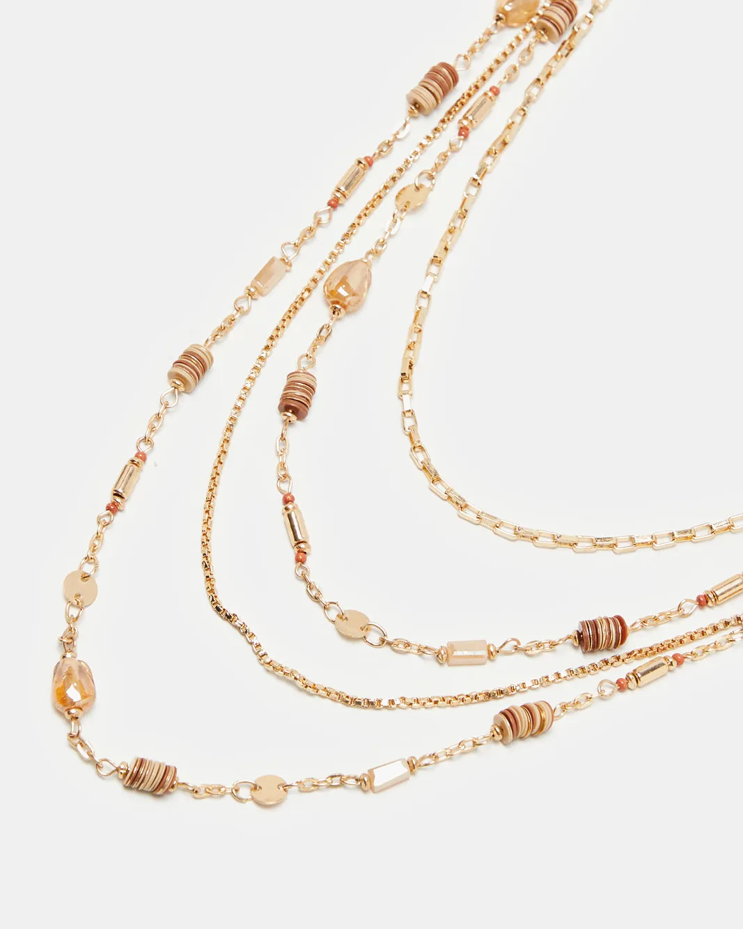 Gold Embellished Necklace sold by Redtag product image thumbnail 2