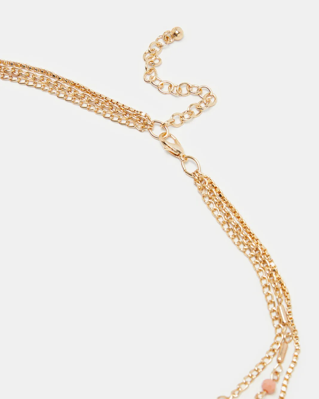 Women Gold Embellished Necklace sold by Redtag product image thumbnail 3