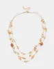 Women Gold Embellished Necklace sold by Redtag