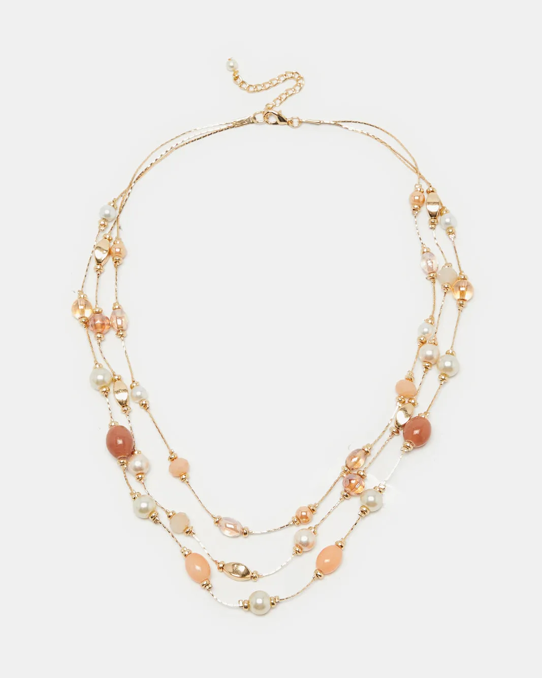Women Gold Embellished Necklace sold by Redtag