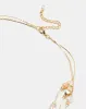 Women Gold Embellished Necklace sold by Redtag