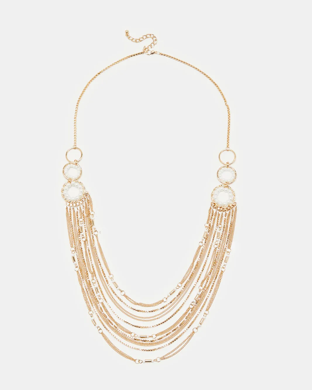 Women Gold Embellished Necklace sold by Redtag