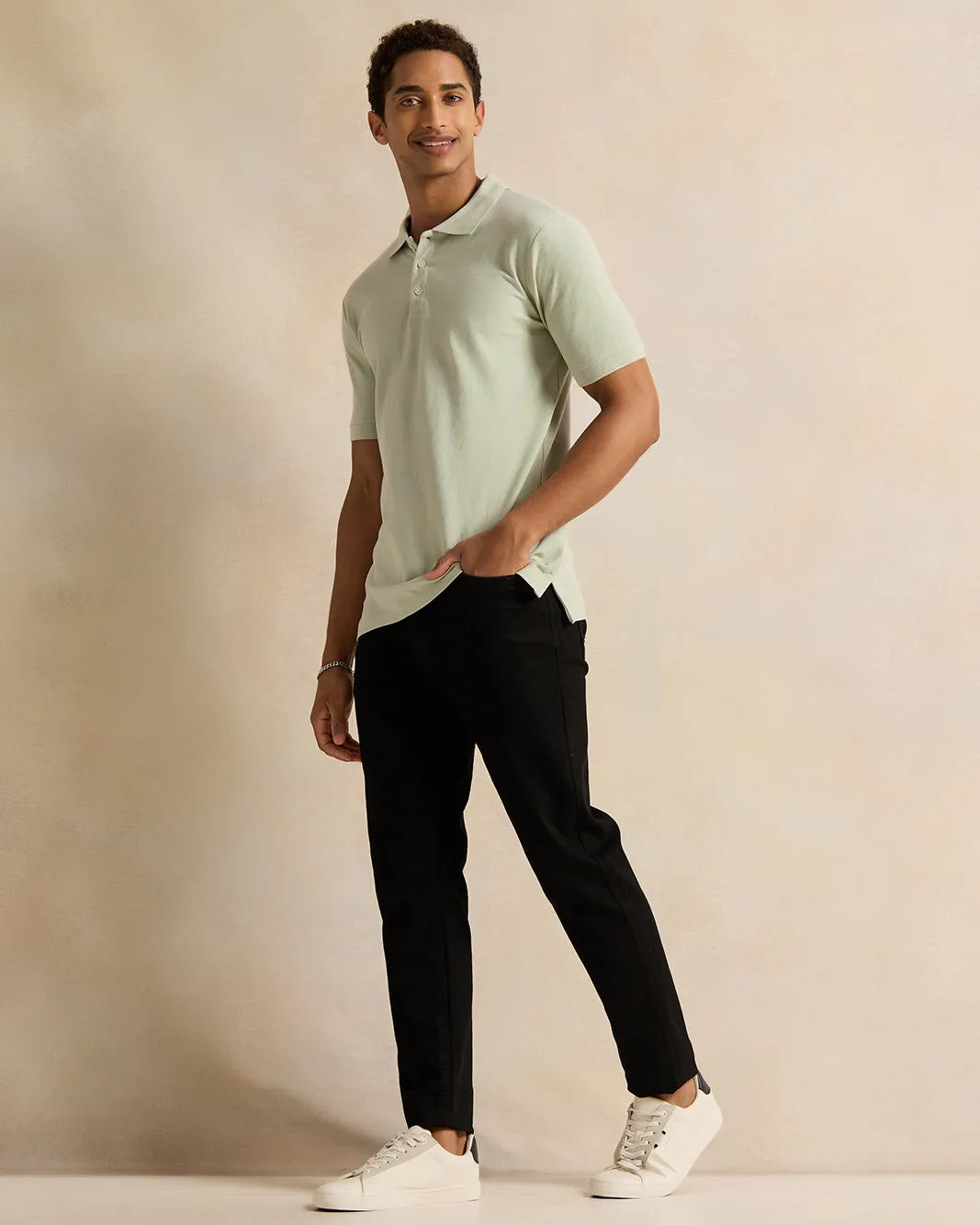 Men Mint Basic Polo Shirt sold by Redtag product image thumbnail 2
