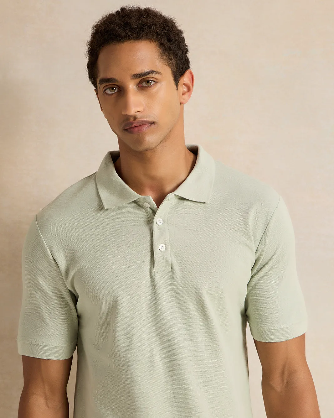 Men Mint Basic Polo Shirt sold by Redtag product image thumbnail 4
