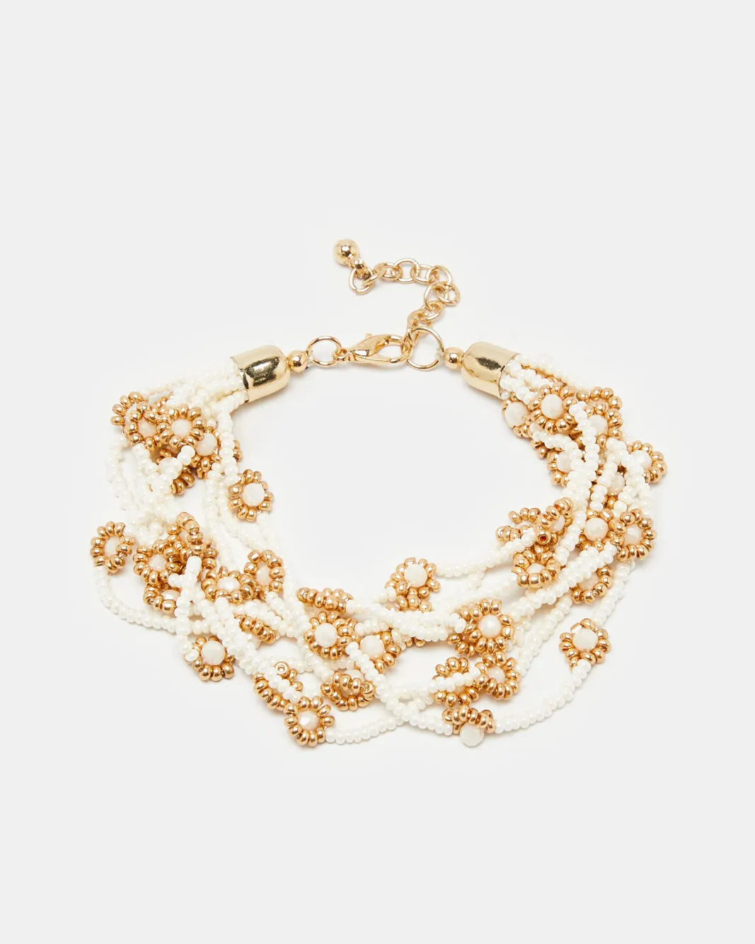 Women Gold Embellished Bracelet sold by Redtag