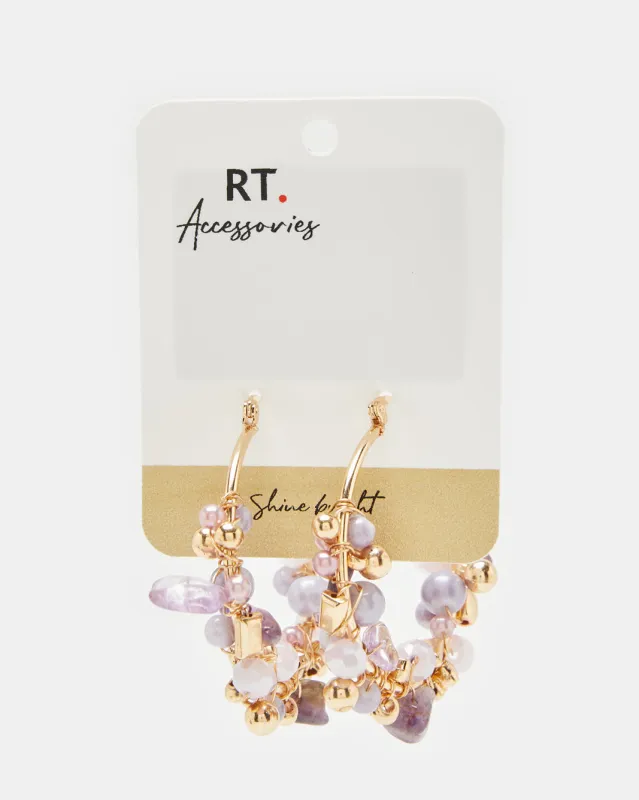 Women Gold Embellished Earring sold by Redtag