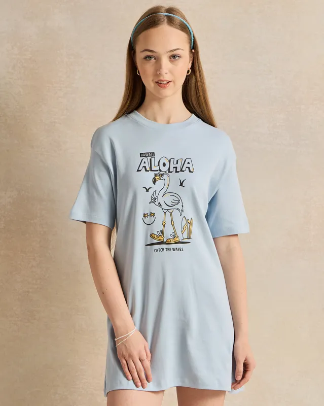 Senior Girls  Blue Casual Dress sold by Redtag