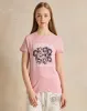Senior Girls Pink Printed T-Shirt sold by Redtag