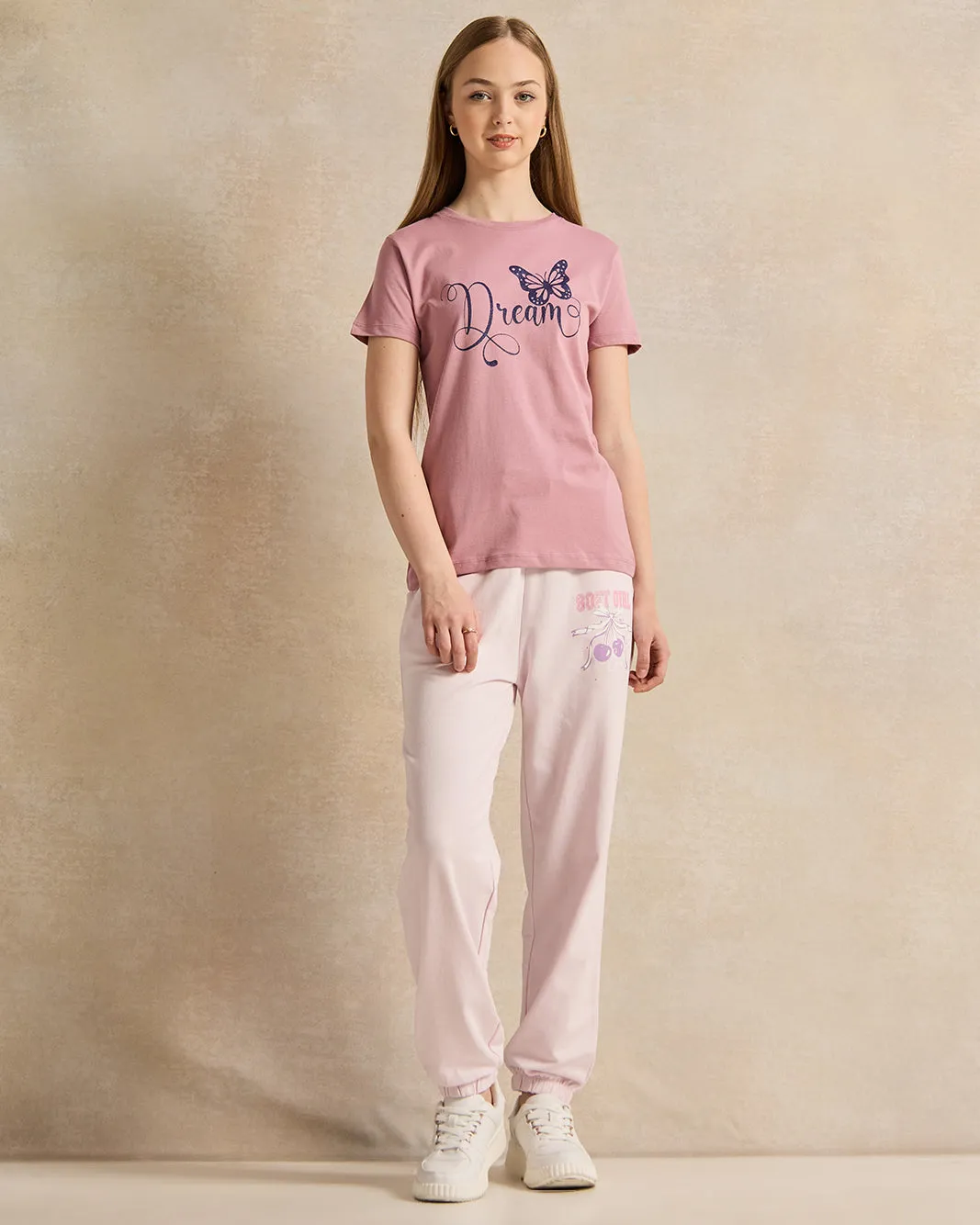 Senior Girls Pink Printed T-Shirt sold by Redtag product image thumbnail 2