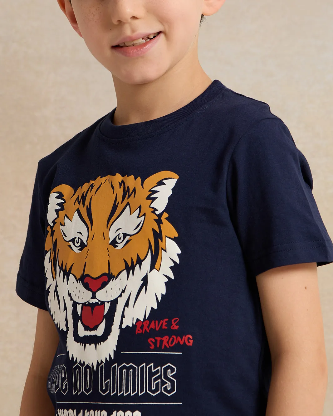 Boys Black Printed T-Shirt sold by Redtag product image thumbnail 4