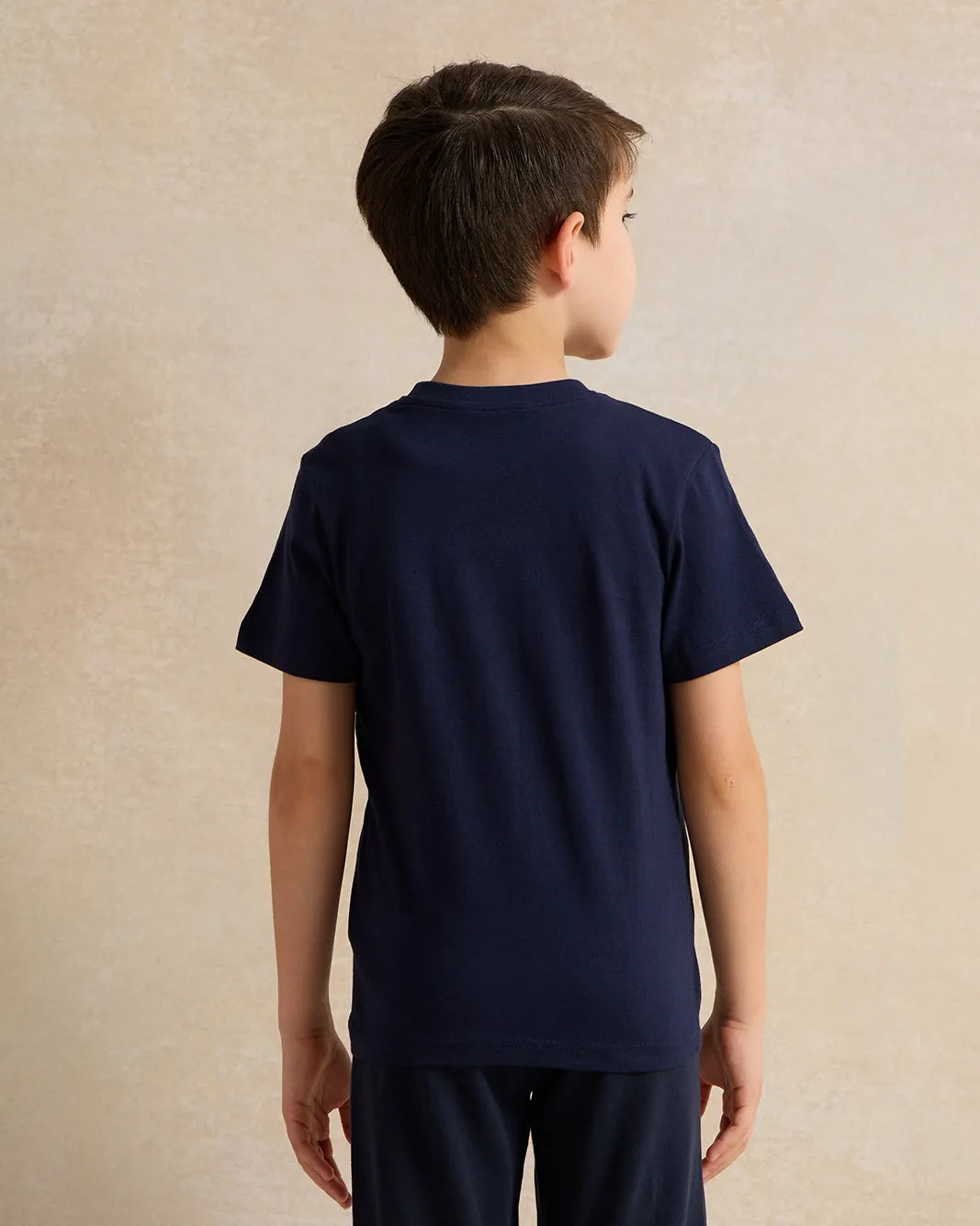 Boys Black Printed T-Shirt sold by Redtag product image thumbnail 3