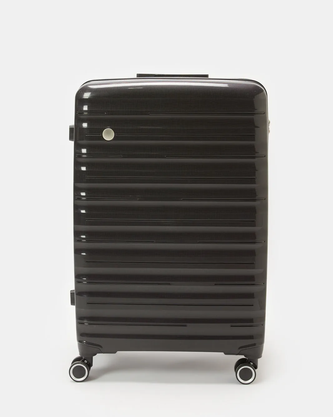 Black Textured Trolley Luggage Trolley (28 Inch) sold by Redtag