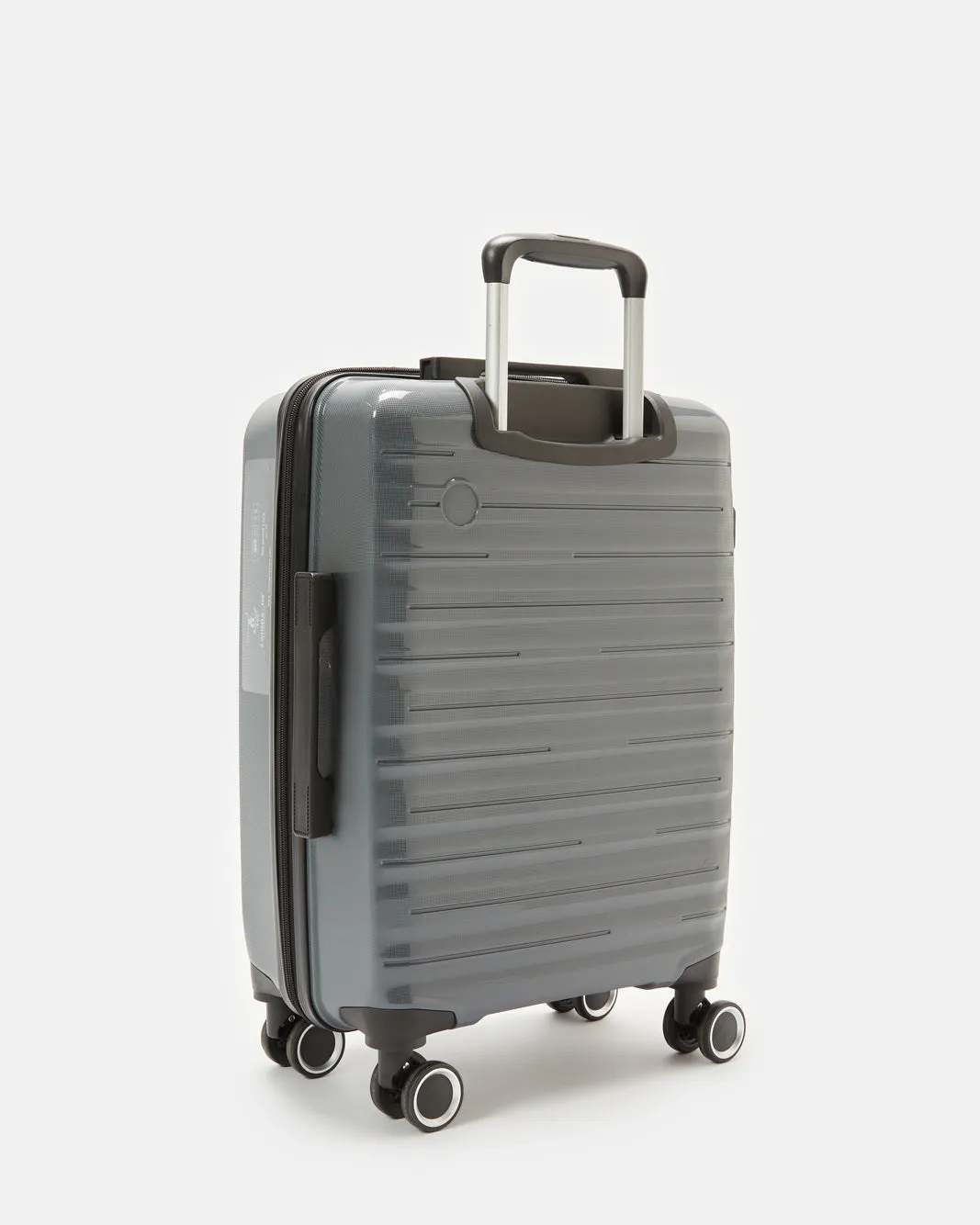 Grey Textured Trolley Luggage Trolley (20 Inch) sold by Redtag product image thumbnail 2