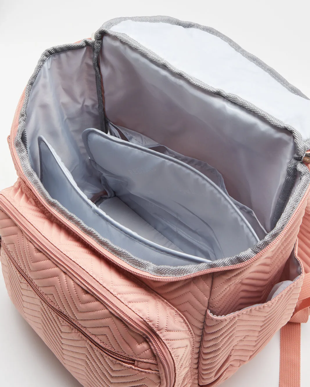 Pink Textured Diaper Bag sold by Redtag product image thumbnail 4