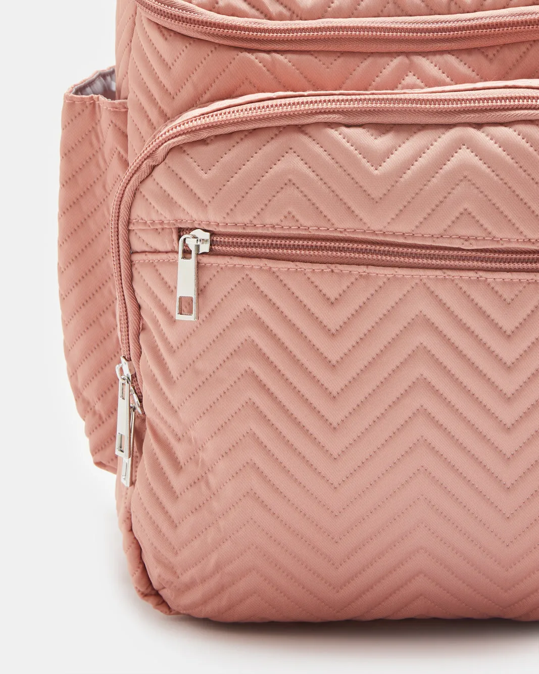 Pink Textured Diaper Bag sold by Redtag product image thumbnail 3