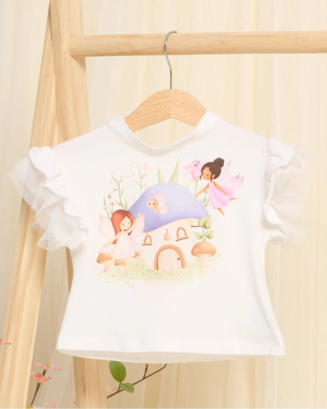 Infant Girls White Fairies With Lilac Skirt Set (2 Piece) sold by Redtag product image thumbnail 2