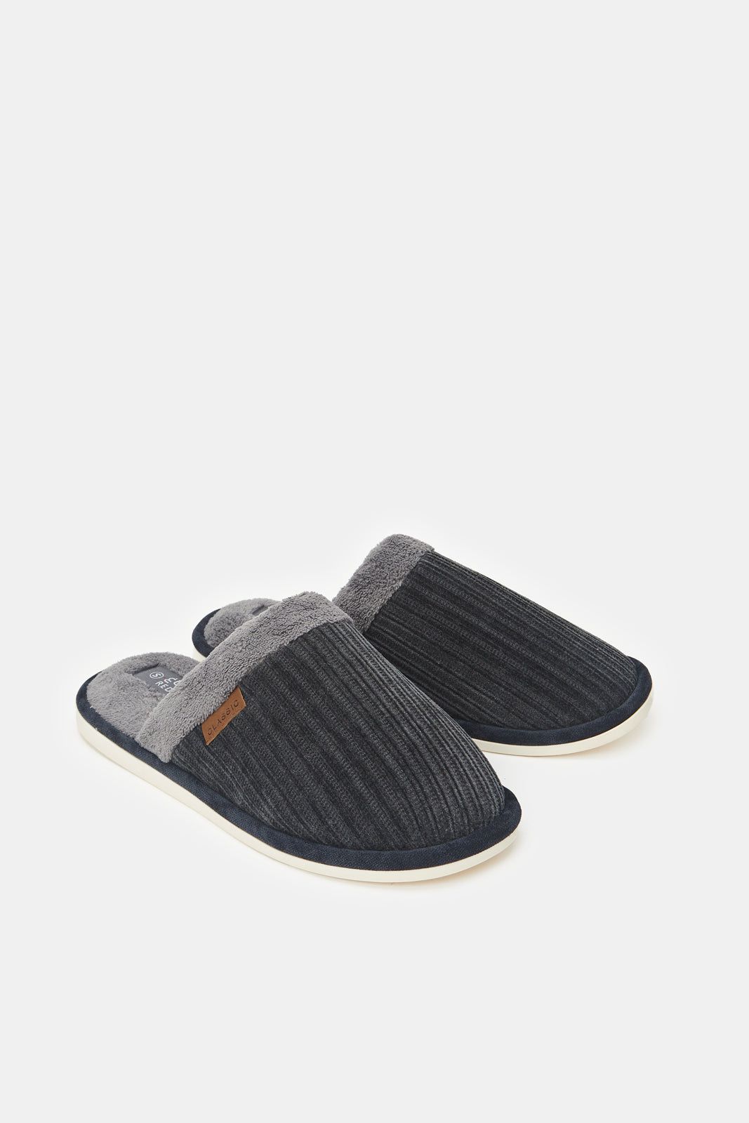 Men Grey Mule Slipper sold by Redtag product image thumbnail 2