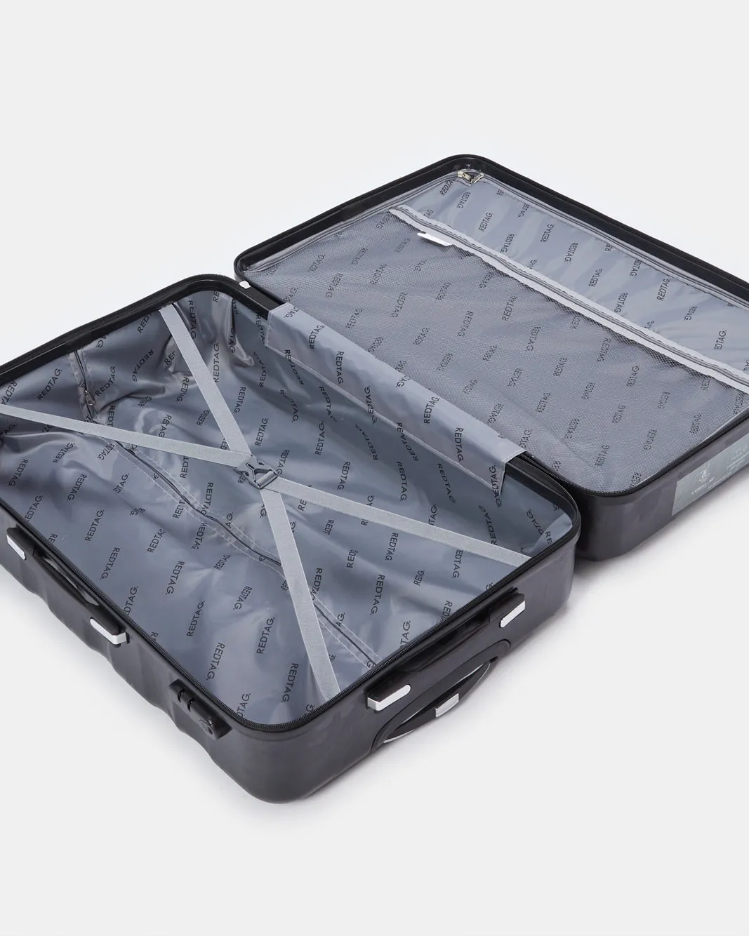 Black Textured Trolley Luggage Trolley (24 Inch) sold by Redtag product image thumbnail 5