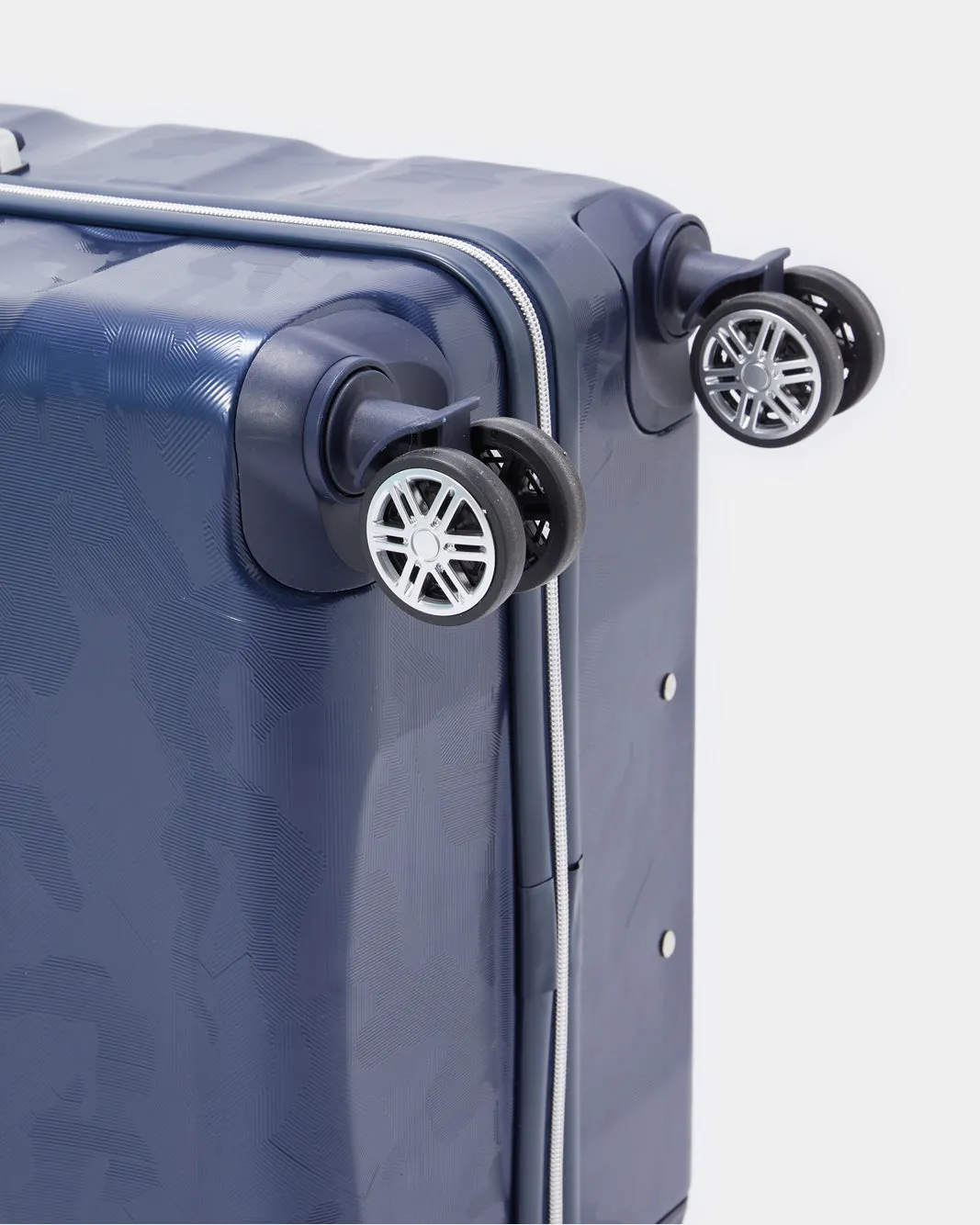 Blue Textured Trolley Luggage Trolley (28 Inch) sold by Redtag product image thumbnail 4