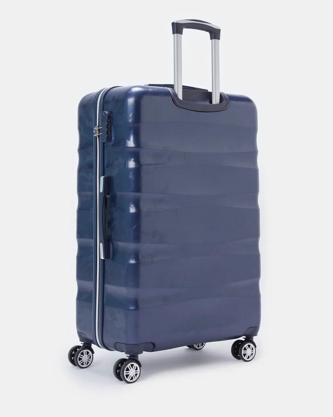 Blue Textured Trolley Luggage Trolley (28 Inch) sold by Redtag product image thumbnail 2