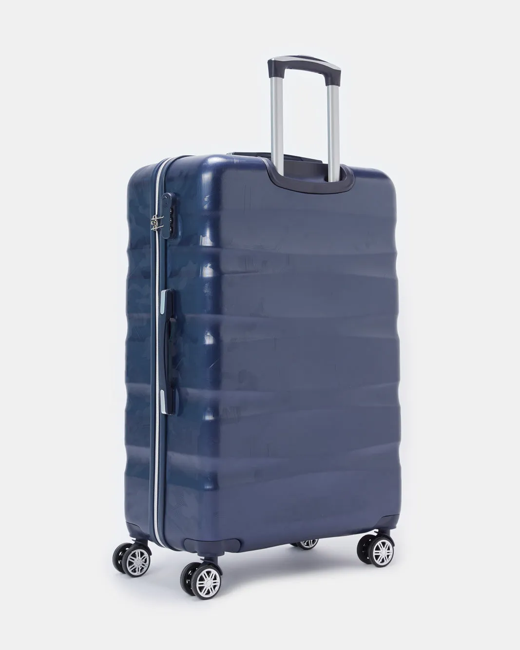 Blue Textured Trolley Luggage Trolley (24 Inch) sold by Redtag product image thumbnail 2