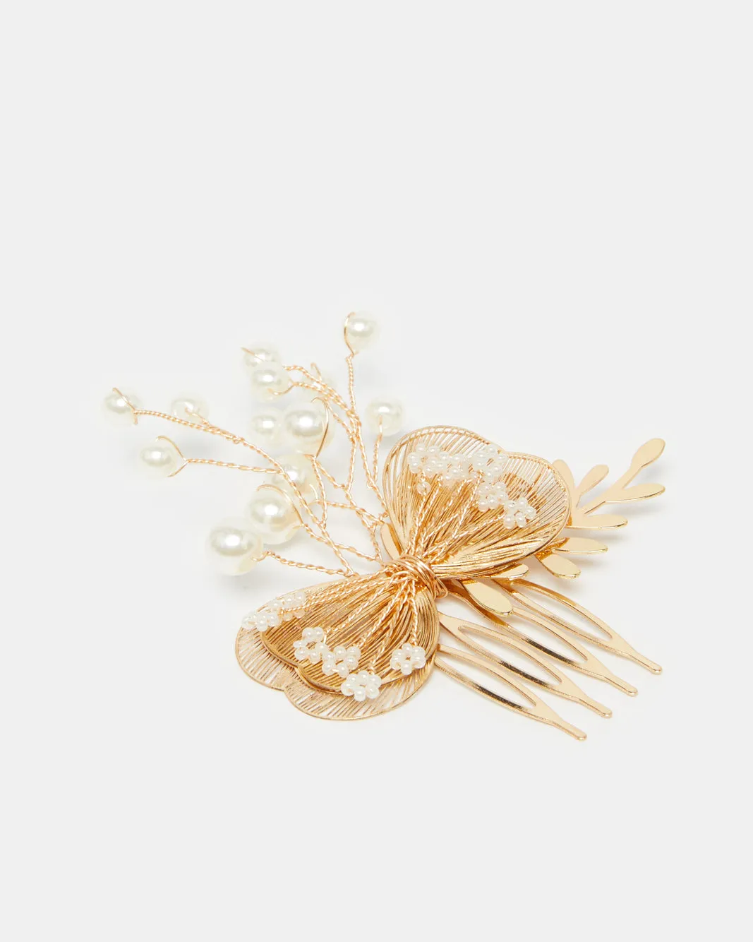 Women Gold Embellished Hair Clip sold by Redtag product image thumbnail 2